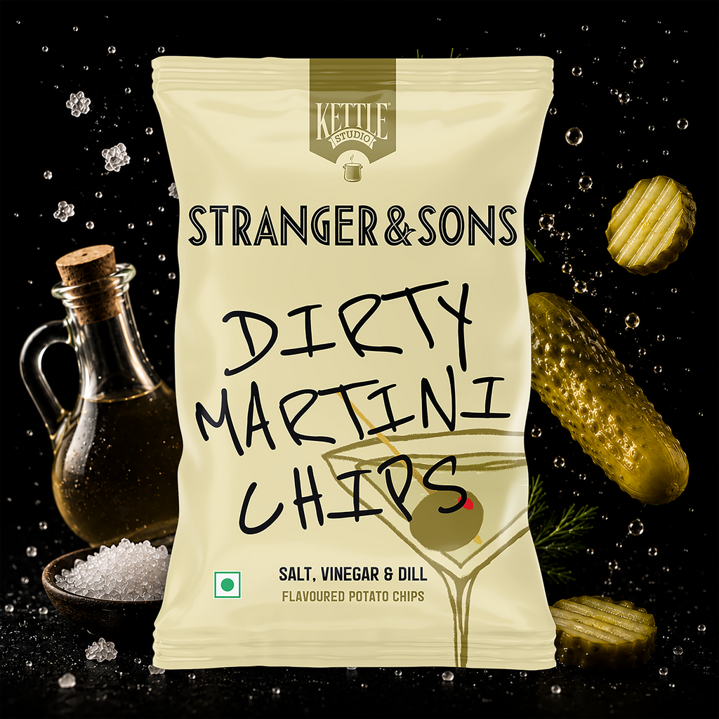 DIRTY MARTINI CHIPS - SALT, VINEGAR & DILL