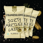 DIRTY MARTINI CHIPS  - SALT, VINEGAR & DILL PACK OF 3