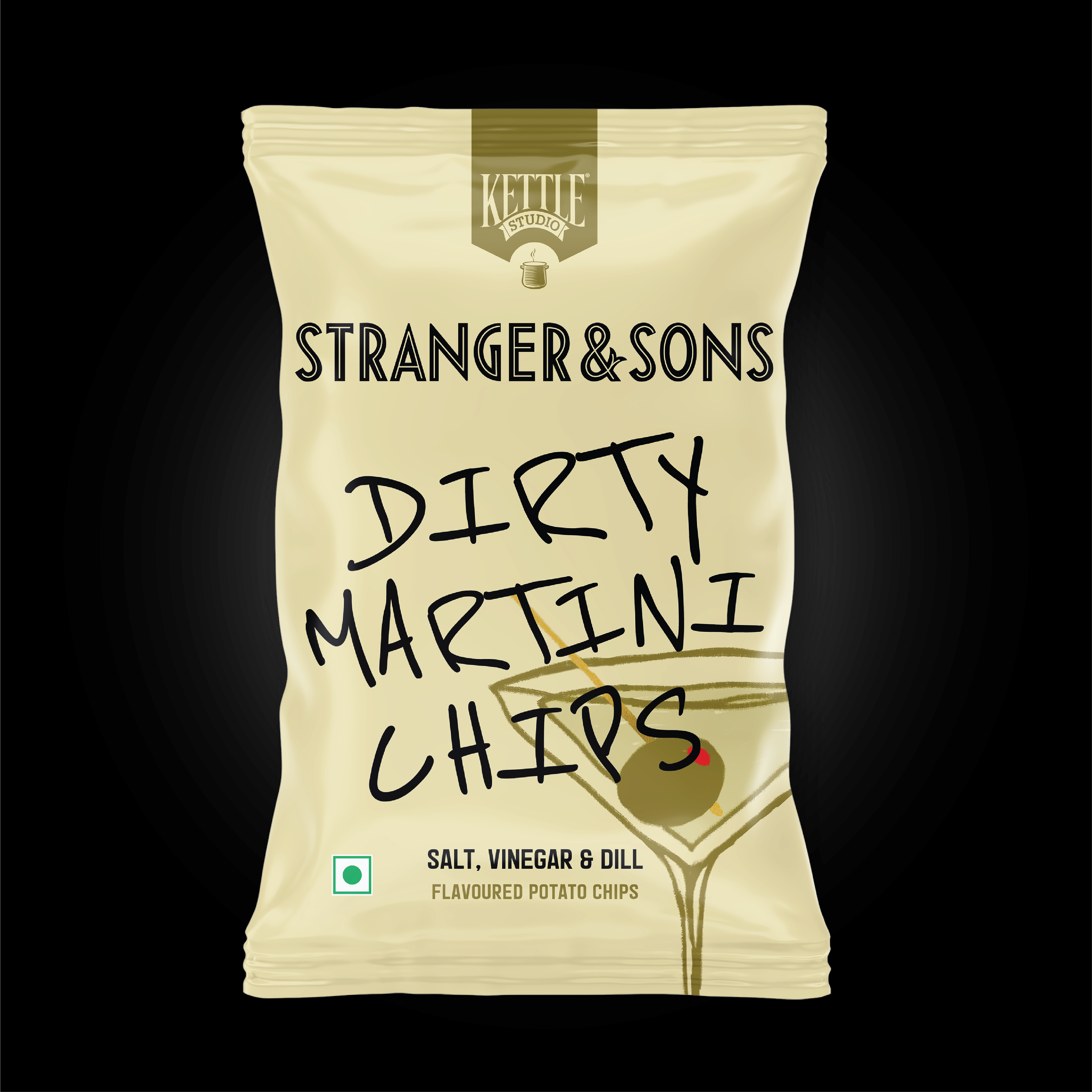 DIRTY MARTINI CHIPS - SALT, VINEGAR & DILL