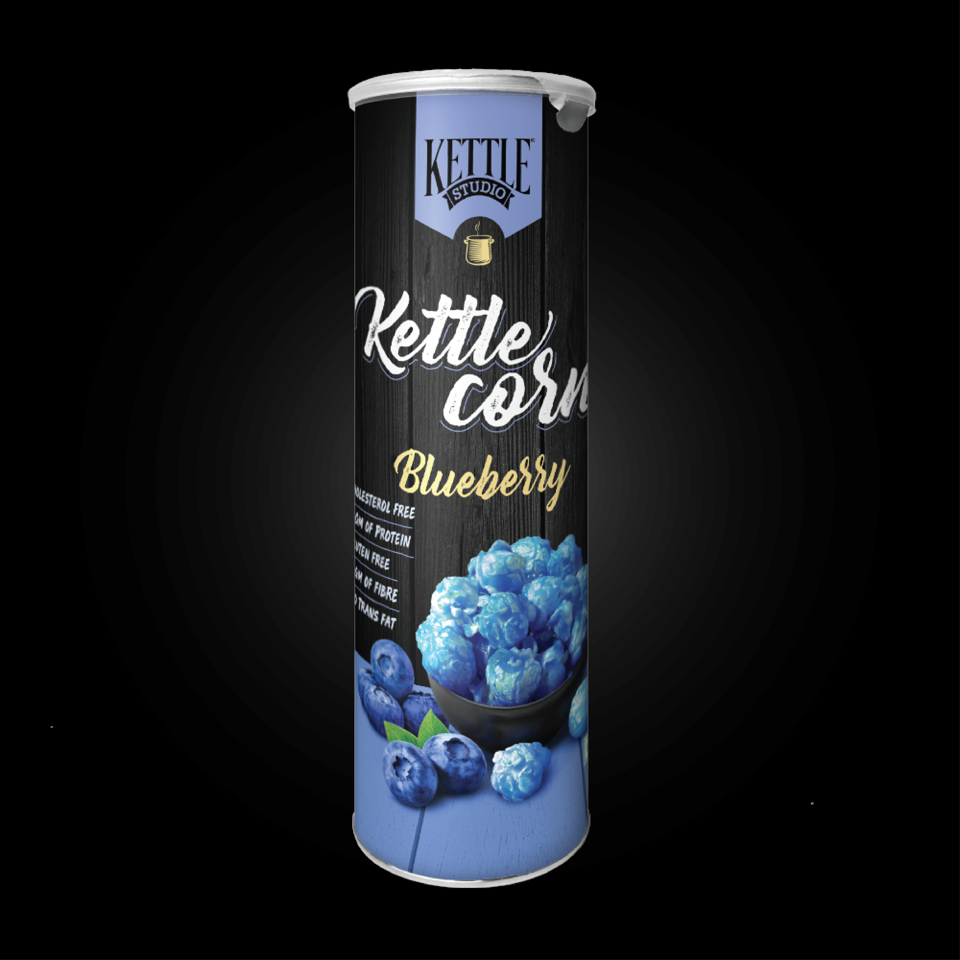 BLUEBERRY CARAMEL POPCORN