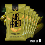 AIR FRIED POTATO CHIPS SPICY DILL PICKLE PACK OF 6