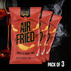 AIR FRIED POTATO CHIPS SWEET & SMOKY BBQ PACK OF 3