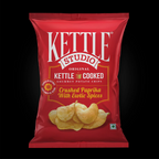 Crushed Paprika with Exotic Spices Pack of 6 kettle cooked potato chips pack by Kettle Studio