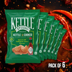 TABASCO® Sauce Flavour Pack of 6 kettle cooked potato chips pack by Kettle Studio