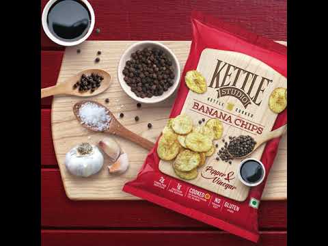 KETTLE COOKED BANANAS ASSORTED FLAVOURS PACK OF 6